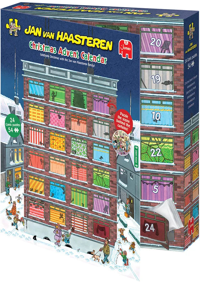 Jan van Haasteren Christmas Advent Calendar-w008 WHSX Jigsaw Puzzles-Brain Games OÜ