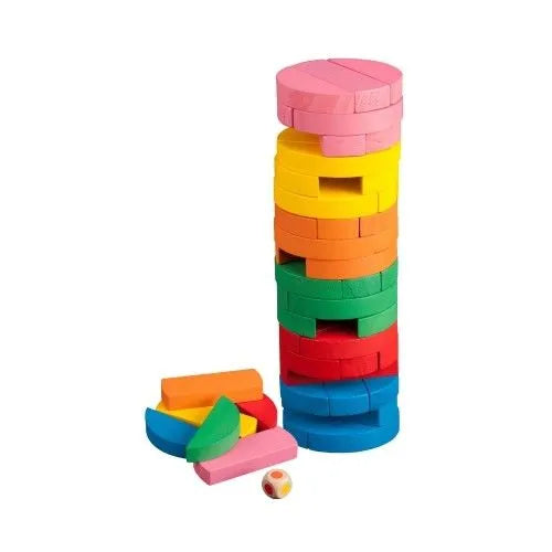 Jenga, ümmargune, värviline-101 Board / Card Games-Brain Games OÜ