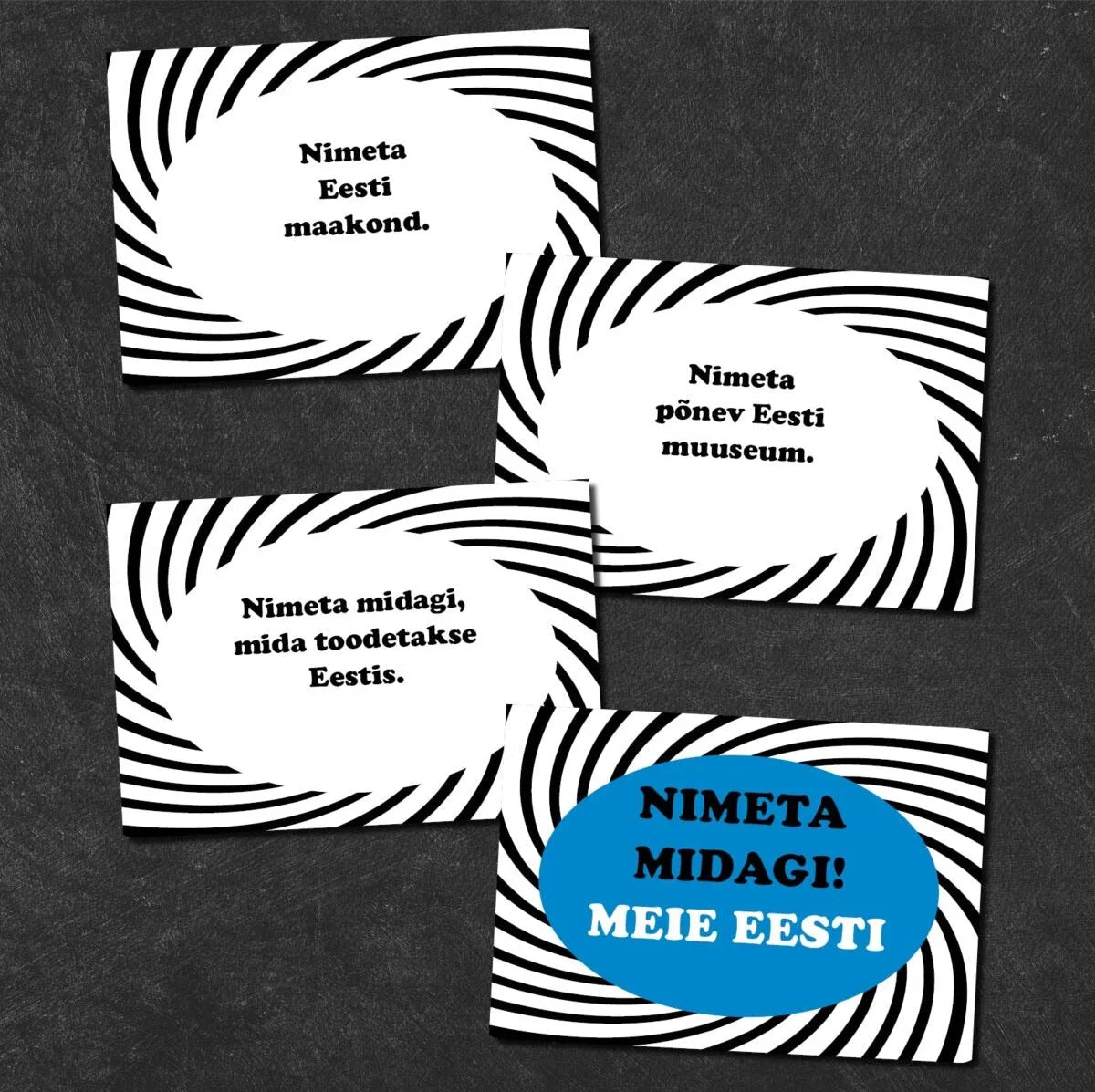 Kaardimäng "Nimeta midagi!: Meie Eesti"-Seltskonnamängud-Brain Games OÜ