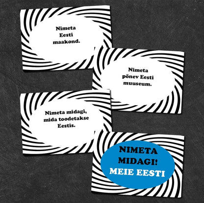 Kaardimäng "Nimeta midagi!: Meie Eesti"-Seltskonnamängud-Brain Games OÜ
