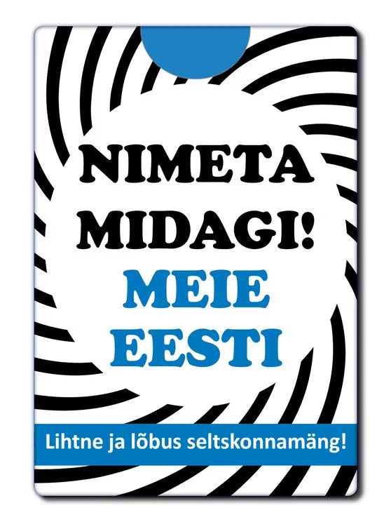 Kaardimäng "Nimeta midagi!: Meie Eesti"-Seltskonnamängud-Brain Games OÜ