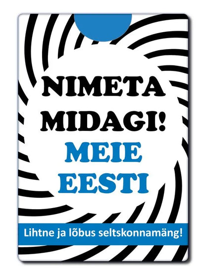 Kaardimäng "Nimeta midagi!: Meie Eesti"-Seltskonnamängud-Brain Games OÜ