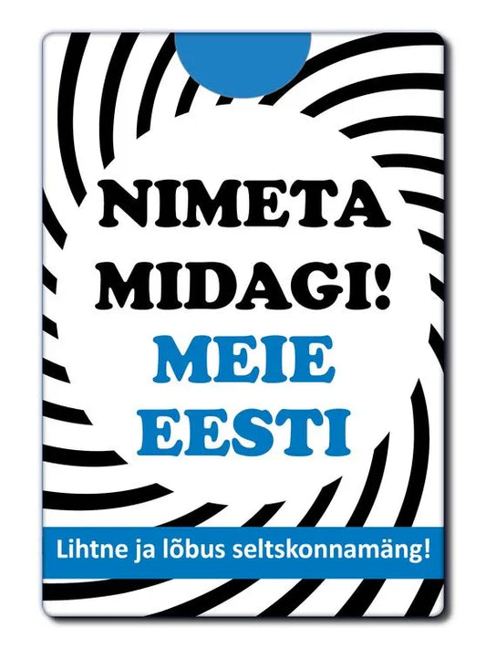 Kaardimäng "Nimeta midagi!: Meie Eesti"-Seltskonnamängud-Brain Games OÜ