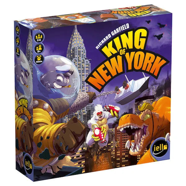 King of New York ENG-w001 WHSX Board / Card Games-Brain Games OÜ