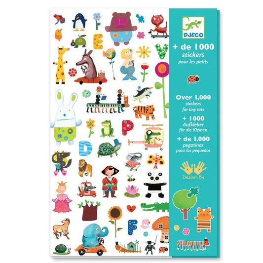 Kleebised "1000 stickers for little ones"-011 Creativity & Brain Teasers-Brain Games OÜ
