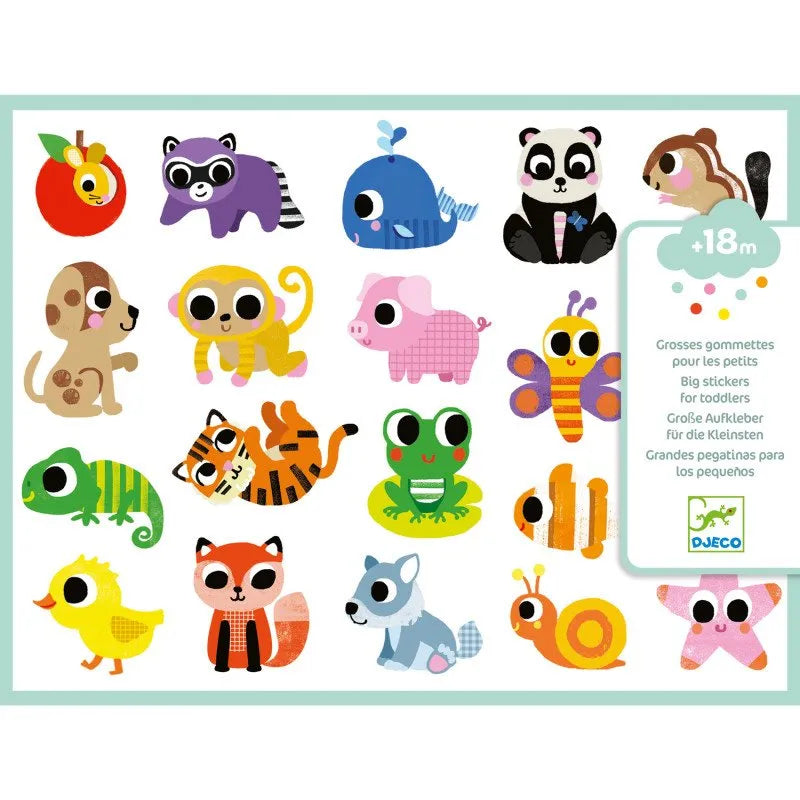 Kleebised "Baby animals"-Lastemängud-Brain Games OÜ