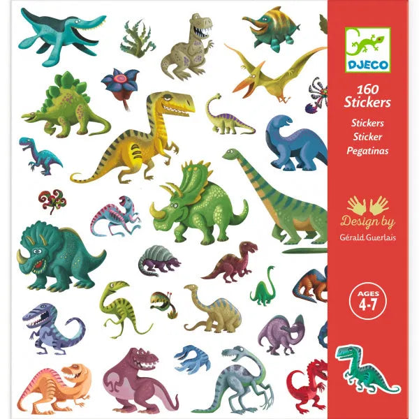 Kleebised "Dinosaurs"-011 Creativity & Brain Teasers-Brain Games OÜ
