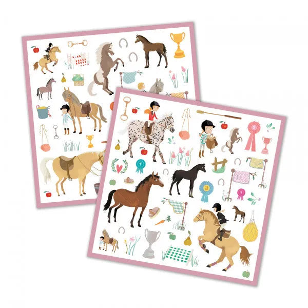 Kleebised "Horses"-010 Toys-Brain Games OÜ