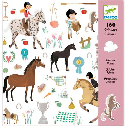 Kleebised "Horses"-010 Toys-Brain Games OÜ