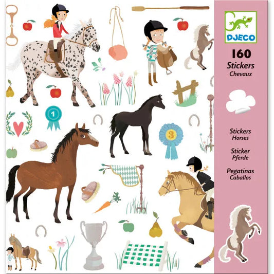 Kleebised "Horses"-010 Toys-Brain Games OÜ