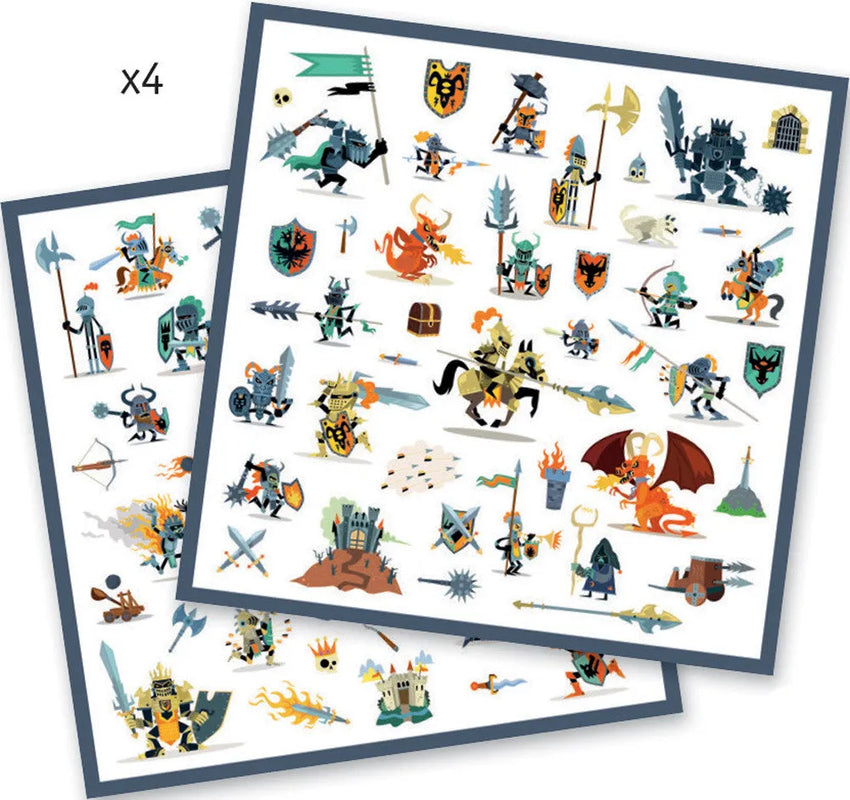 Kleebised "Knights"-010 Toys-Brain Games OÜ