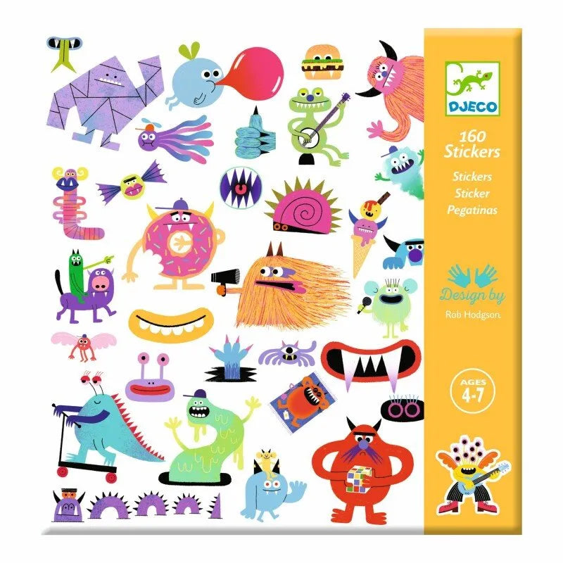 Kleebised "Monsters"-010 Toys-Brain Games OÜ