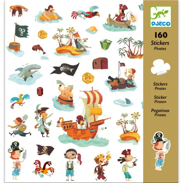 Kleebised "Pirates"-011 Creativity & Brain Teasers-Brain Games OÜ