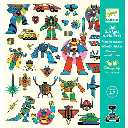 Kleebised "Robots"-010 Toys-Brain Games OÜ