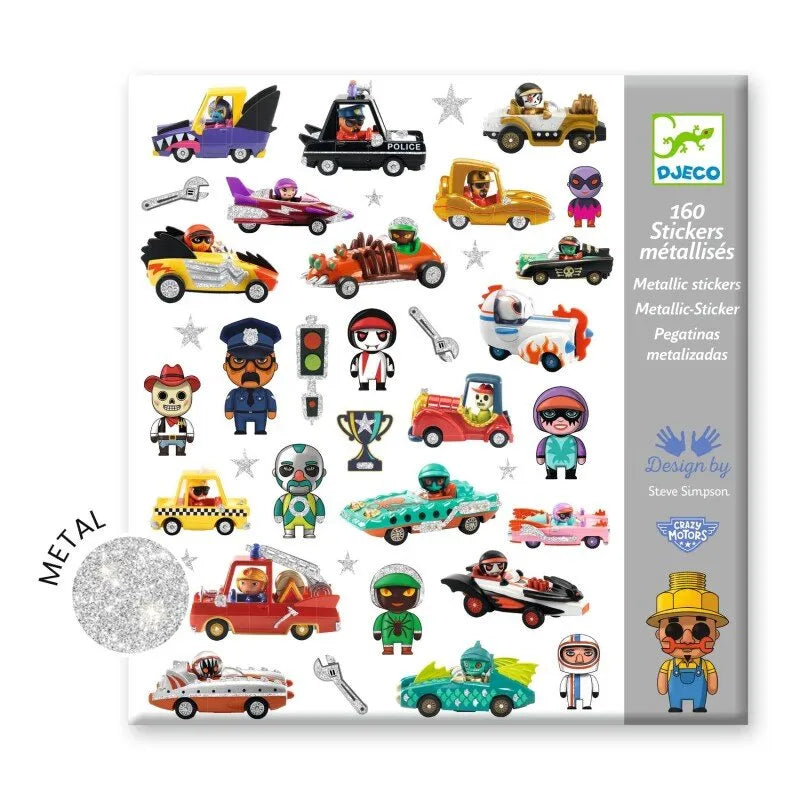 Kleebised "The world of Crazy Motors"
