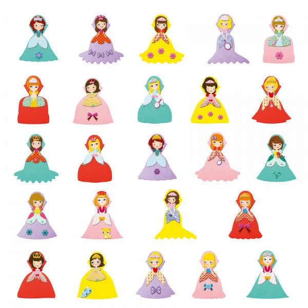 Kleebiste komplekt "I love princesses"-Lastemängud-Brain Games OÜ