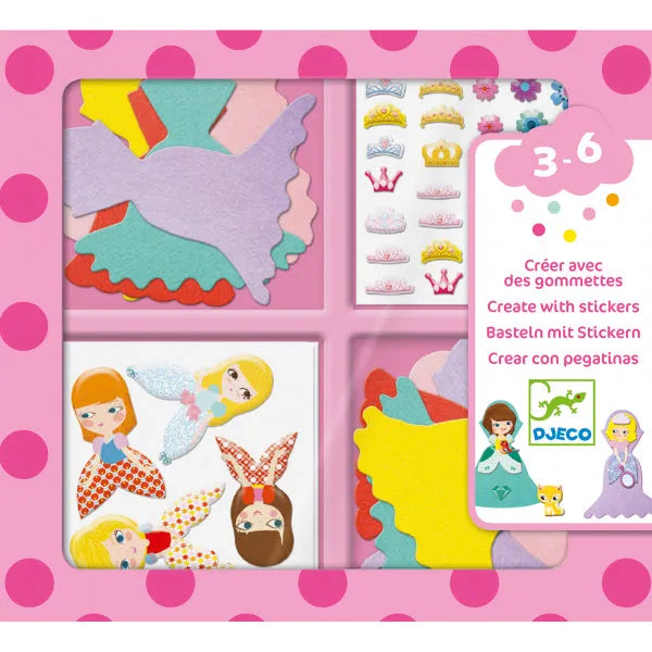 Kleebiste komplekt "I love princesses"-Lastemängud-Brain Games OÜ
