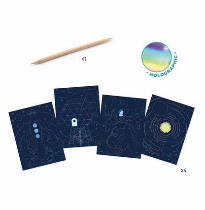 Kraapimispildid "Cosmic mission"-010 Toys-Brain Games OÜ