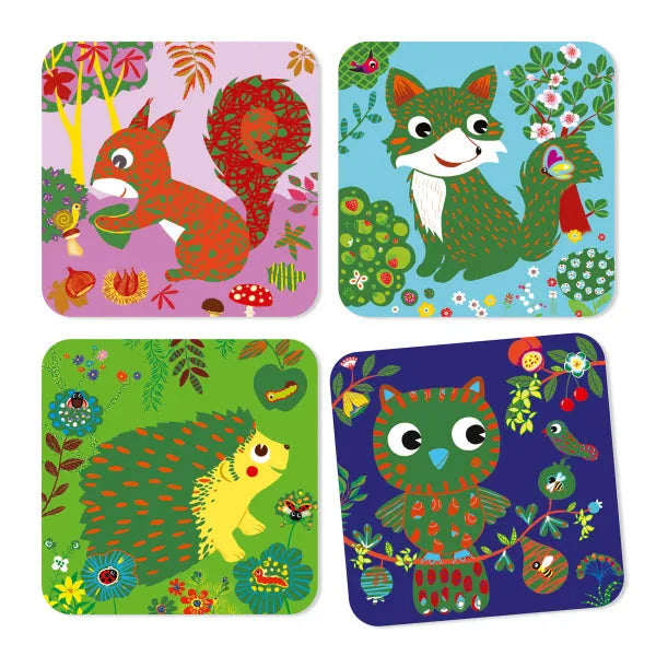 Kraapimispildid "Country creatures"-010 Toys-Brain Games OÜ