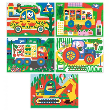 Kraapimispildid "Learning about vehicles"-010 Toys-Brain Games OÜ