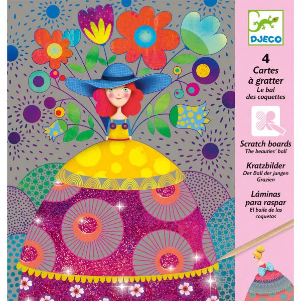 Kraapimispildid "The beauties' ball"-010 Toys-Brain Games OÜ