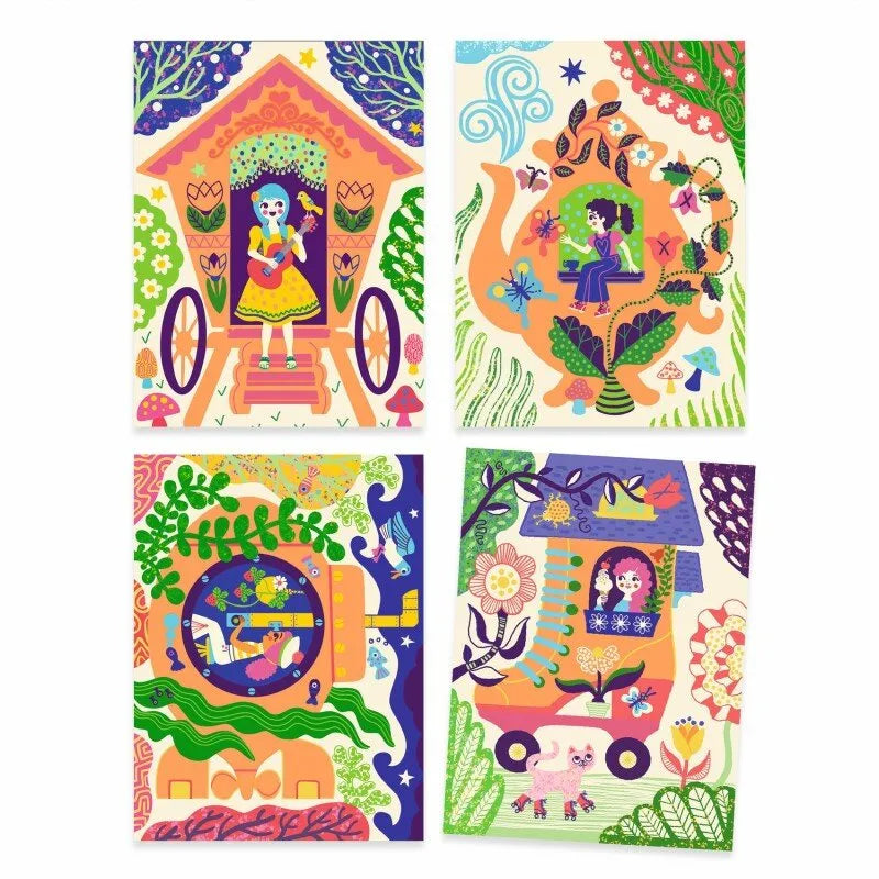 Kraapimispildid "Wacky houses"-Misc-Brain Games OÜ