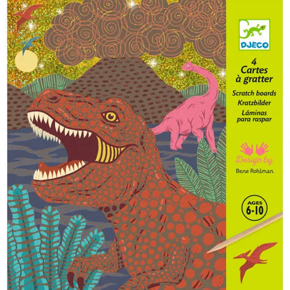Kraapimispildid "When dinosaurs reigned"-010 Toys-Brain Games OÜ