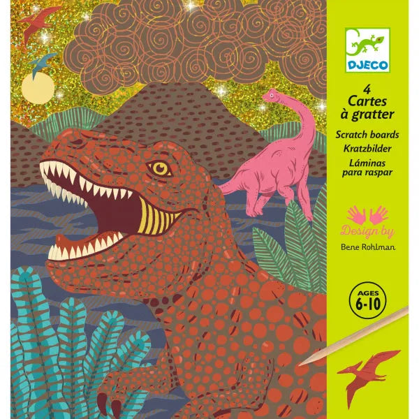 Kraapimispildid "When dinosaurs reigned"-010 Toys-Brain Games OÜ