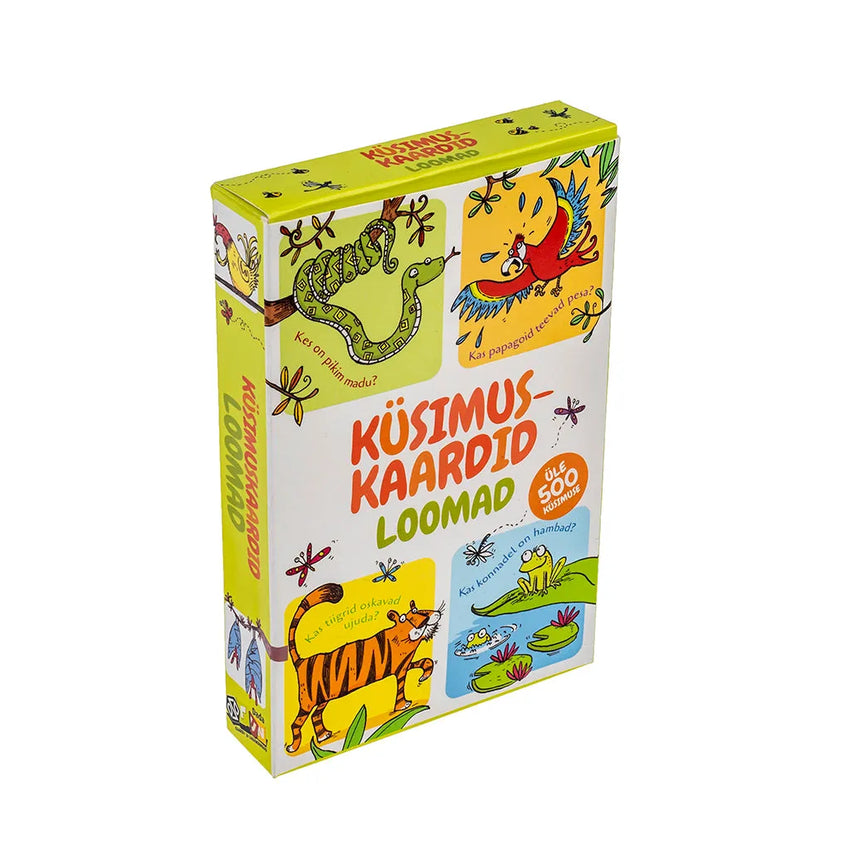 Küsimuskaardid - Loomad-Lastemängud-Brain Games OÜ