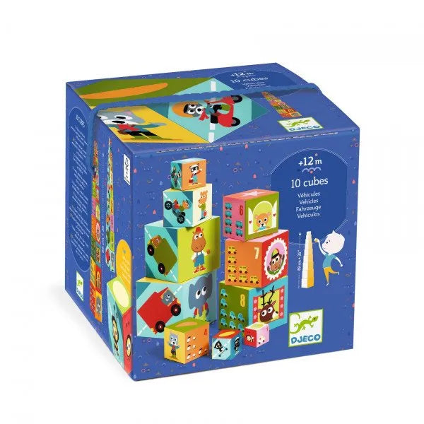 Ladumiskuubikud "Vehicles"-011 Creativity & Brain Teasers-Brain Games OÜ