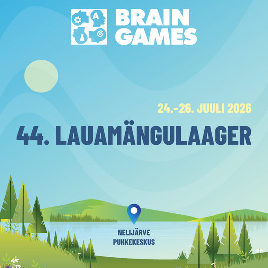 Lauamängulaager Nelijärvel - osalemine reedest pühapäevani-Kampaania-Brain Games OÜ