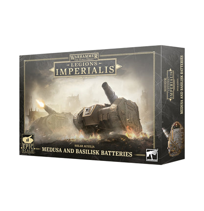 Legions Imperials: Solar Auxilia Medusa and Basilisk Batteries