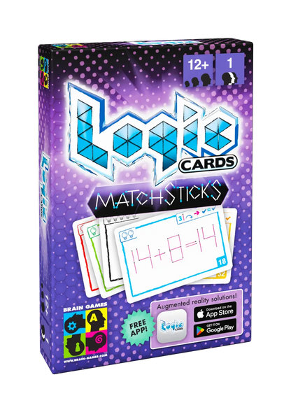 Logic Cards Matchsticks-w101 WHS Board / Card Games-Brain Games OÜ