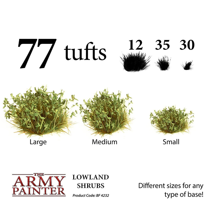Lowland Shrubs Tuft-103 Miniature Gaming-Brain Games OÜ