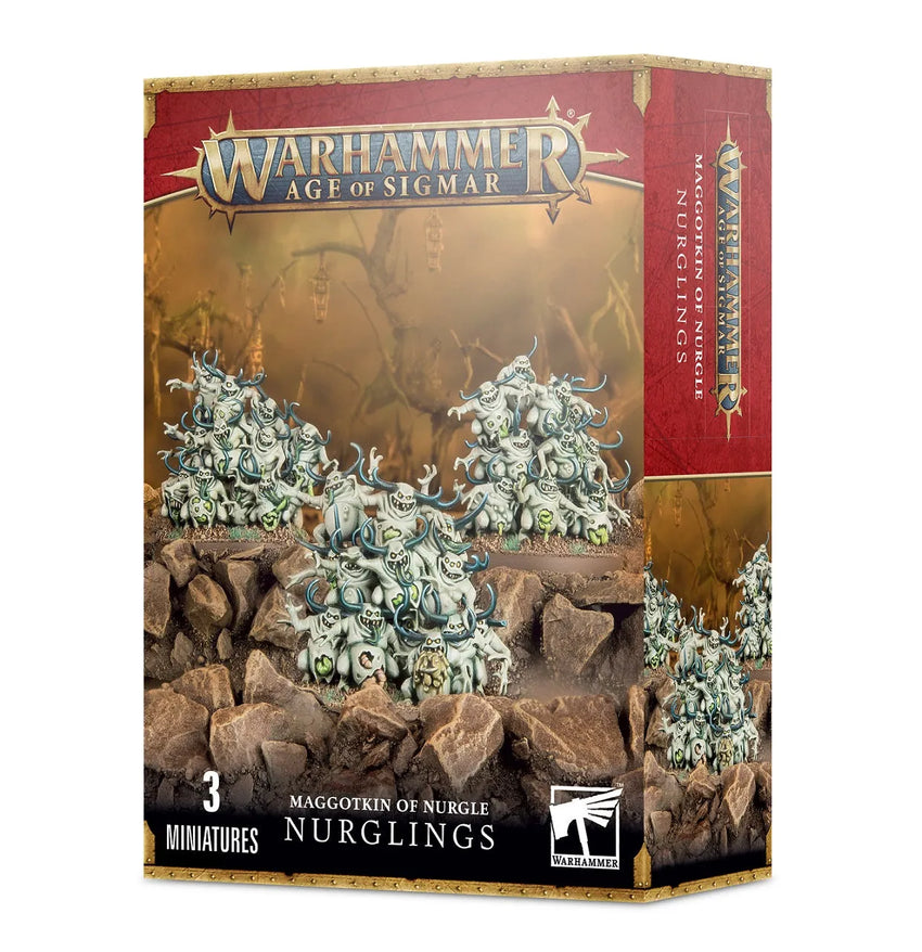 Maggotkin of Nurgle: Nurglings-003 Miniature Gaming-Brain Games OÜ