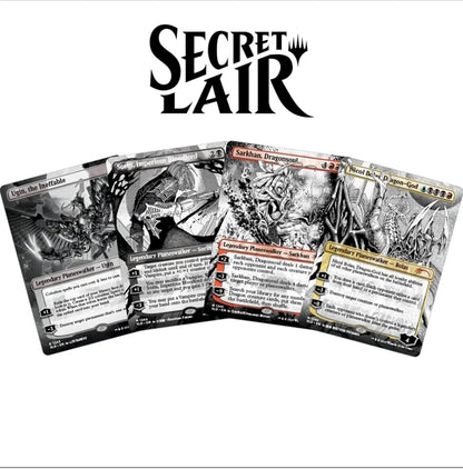 Magic The Gathering: Secret Lair - Borderless Planeswalkers-001 Board / Card Games-Brain Games OÜ