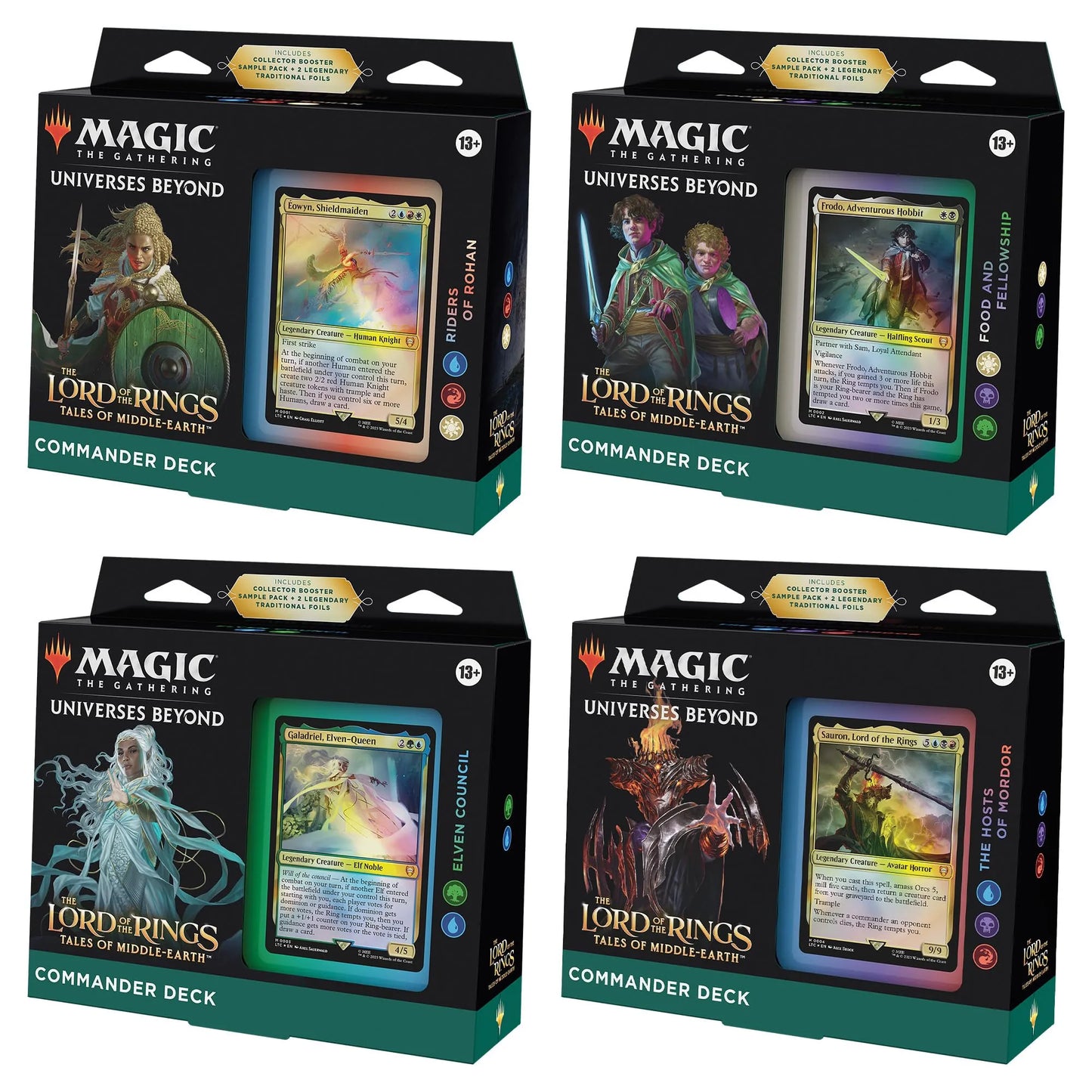 Magic the Gathering: The Lord of the Rings - Tales of Middle-Earth Commander Deck-001 Board / Card Games-Brain Games OÜ