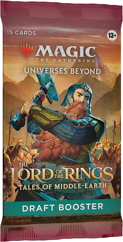 Magic the Gathering: The Lord of the Rings - Tales of Middle-Earth Draft Booster-001 Board / Card Games-Brain Games OÜ