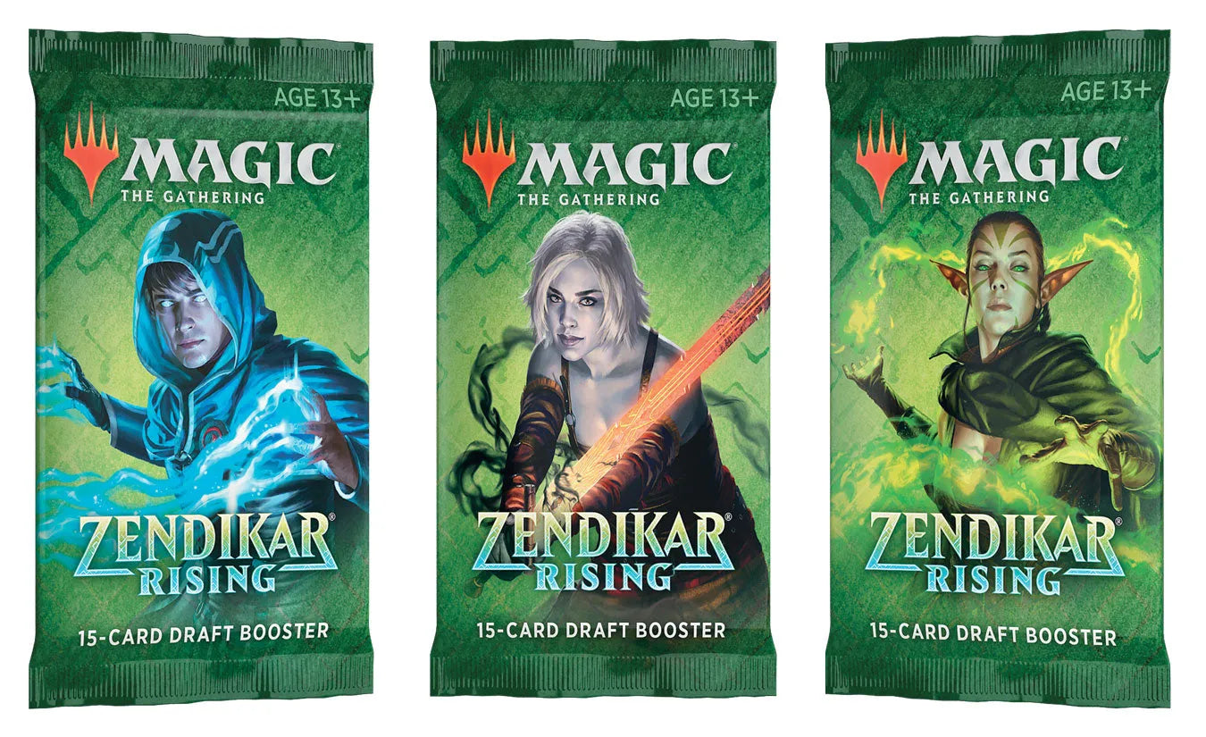 Magic The Gathering: Zendikar Rising Draft Booster-001 Board / Card Games-Brain Games OÜ