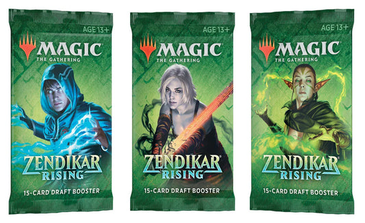 Magic The Gathering: Zendikar Rising Draft Booster-001 Board / Card Games-Brain Games OÜ