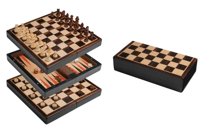 Male-kabe-backgammoni reisikomplekt, magnetiline, 22 mm-101 Board / Card Games-Brain Games OÜ
