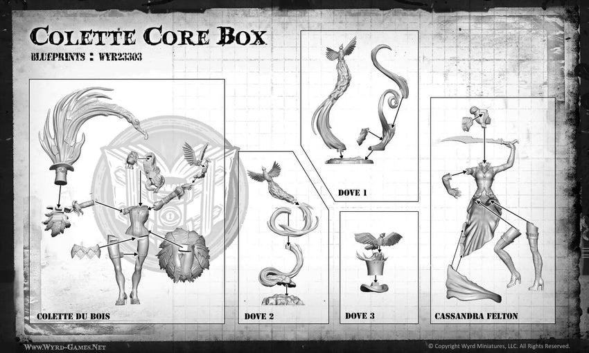 Malifaux 3rd Edition - Colette Core Box-Strateegiamängud-Brain Games OÜ