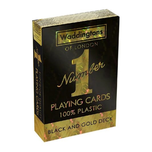 Mängukaardid "Black and Gold Waddingtons"-105 Poker Sets-Brain Games OÜ