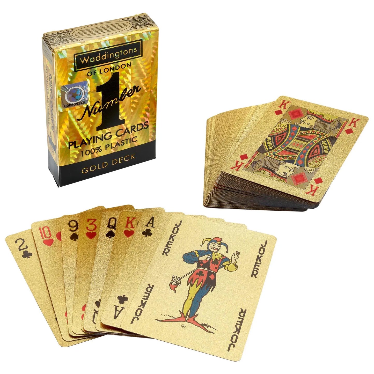 Mängukaardid "Gold Waddingtons"-105 Poker Sets-Brain Games OÜ