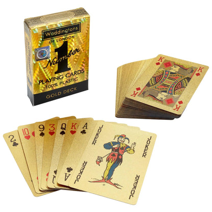 Mängukaardid "Gold Waddingtons"-105 Poker Sets-Brain Games OÜ