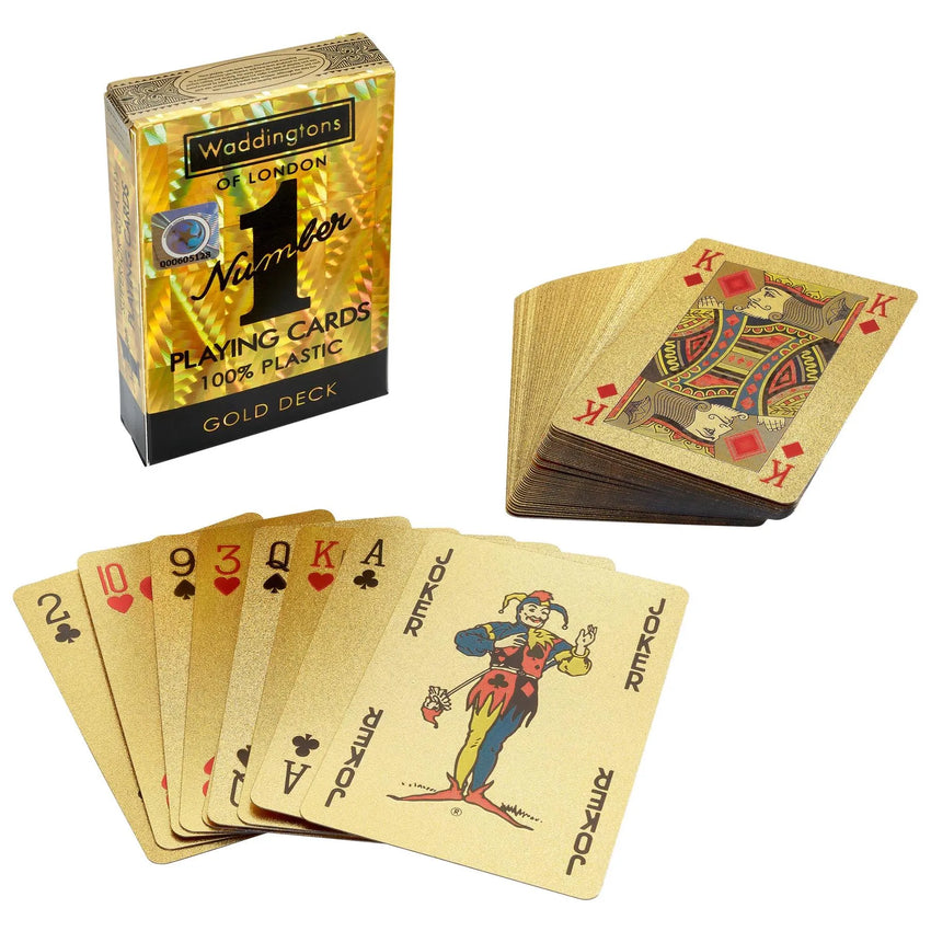 Mängukaardid "Gold Waddingtons"-105 Poker Sets-Brain Games OÜ