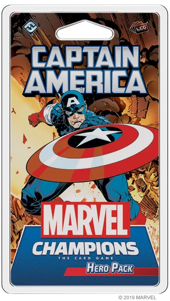 Marvel Champions Captain America Hero Pack-001 Board / Card Games-Brain Games OÜ