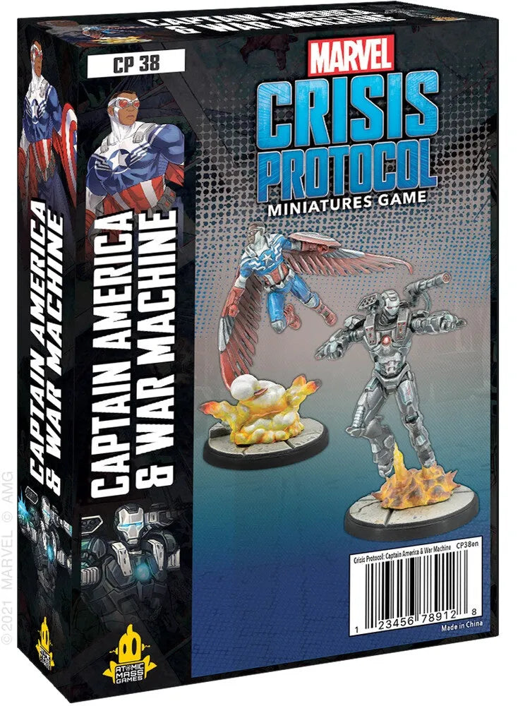 Marvel: Crisis Protocol - Captain America & War Machine-101 Board / Card Games-Brain Games OÜ