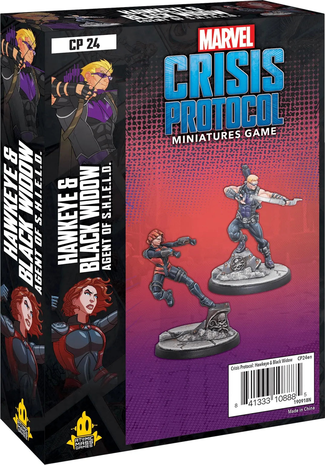 Marvel: Crisis Protocol - Hawkeye & Black Widow-101 Board / Card Games-Brain Games OÜ
