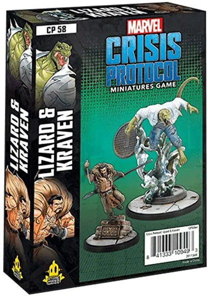 Marvel: Crisis Protocol - Lizard & Kraven-101 Board / Card Games-Brain Games OÜ